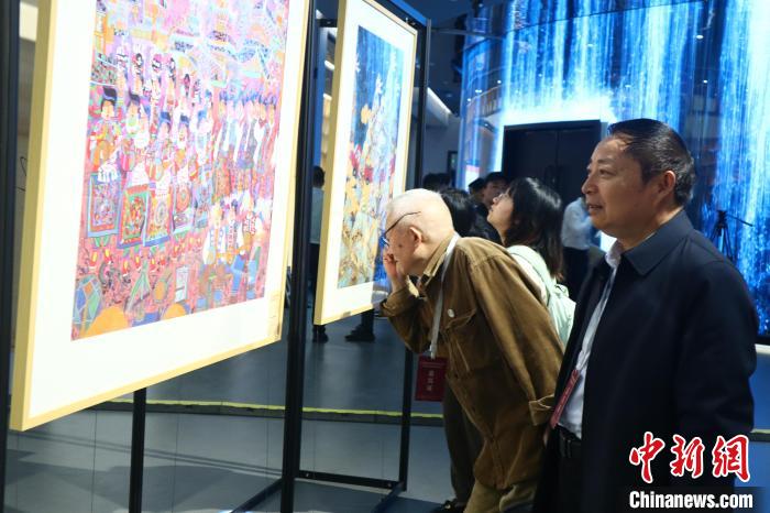 “中国现代民间绘画艺术周暨双年展”在浙江秀洲开幕