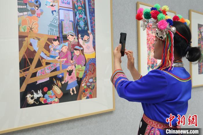 “中国现代民间绘画艺术周暨双年展”在浙江秀洲开幕